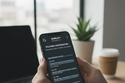 Google's Simplify app makes iPhone users sound smarter — AI-generated illustration