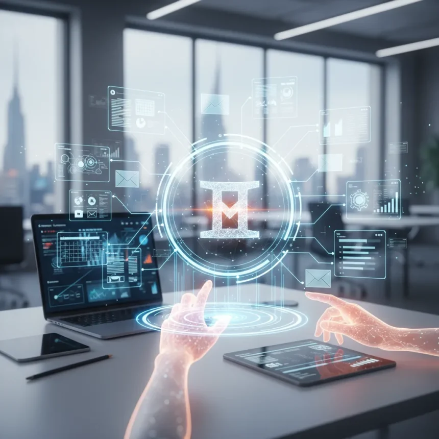 Google Workspace Intelligence transforms Gemini into agentic assistant — AI-generated illustration