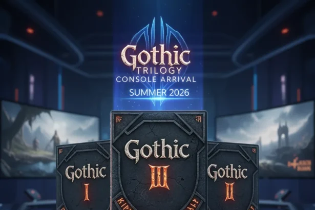 Gothic trilogy finally arrives on Xbox and PlayStation in 2026 — AI-generated illustration