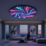 Govee Ceiling Light Ultra redefines smart lighting with 616-pixel canvas — AI-generated illustration