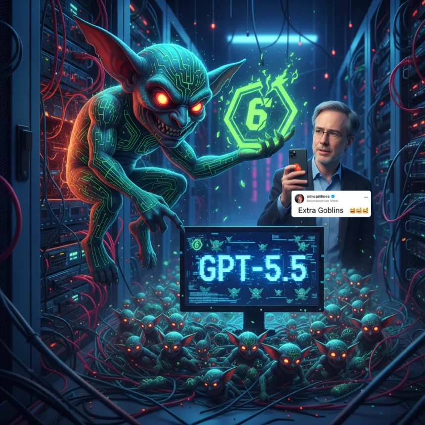 GPT-6 goblin leak sparks OpenAI's strangest bug fix yet — AI-generated illustration