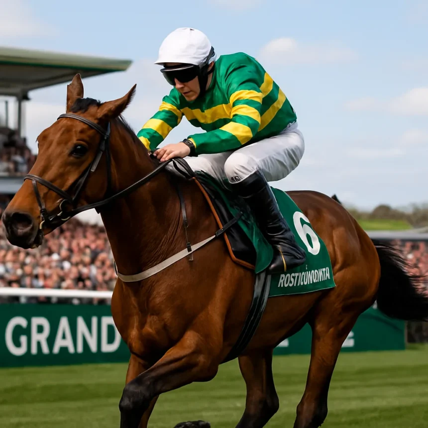 Grand National 2026 live streams: Free UK options and betting site access — AI-generated illustration
