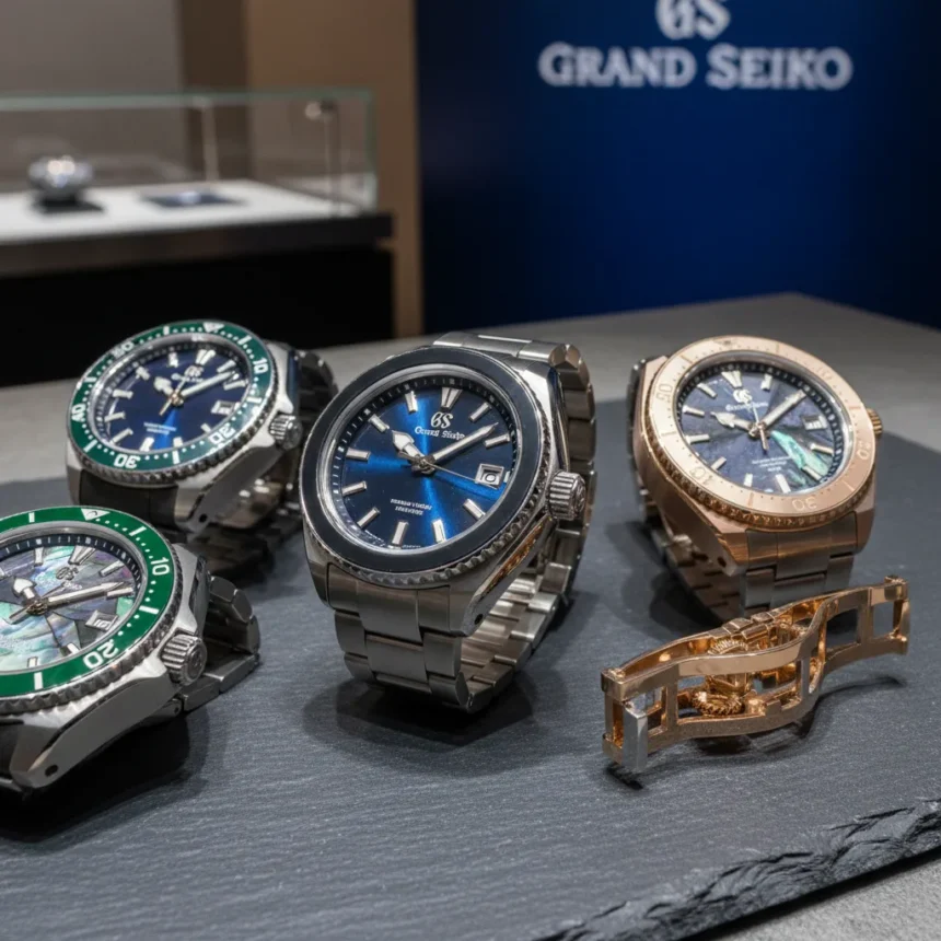 Grand Seiko's Watches and Wonders 2026 Shift Toward Luxury Materials — AI-generated illustration