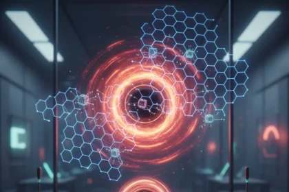 Graphene breaks 200-year physics law, unlocking quantum computing — AI-generated illustration