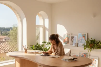 Gretel Lusky's Art Studio Recipe: Start With Light — AI-generated illustration