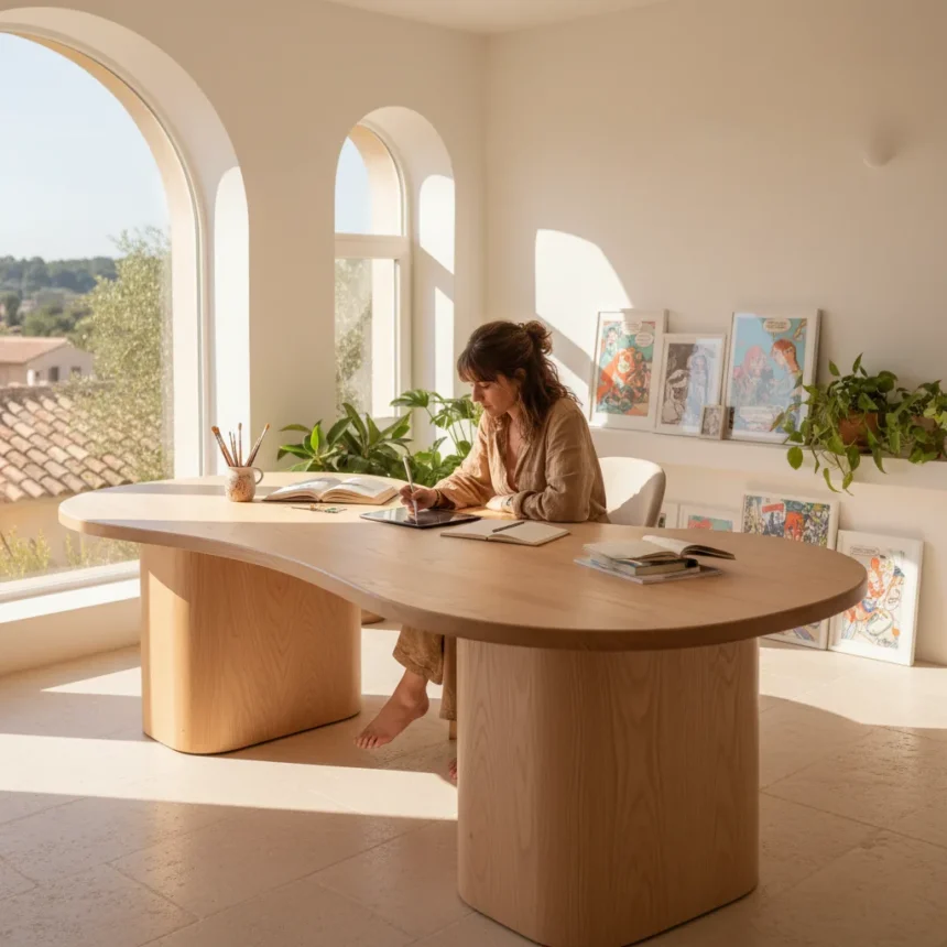 Gretel Lusky's Art Studio Recipe: Start With Light — AI-generated illustration