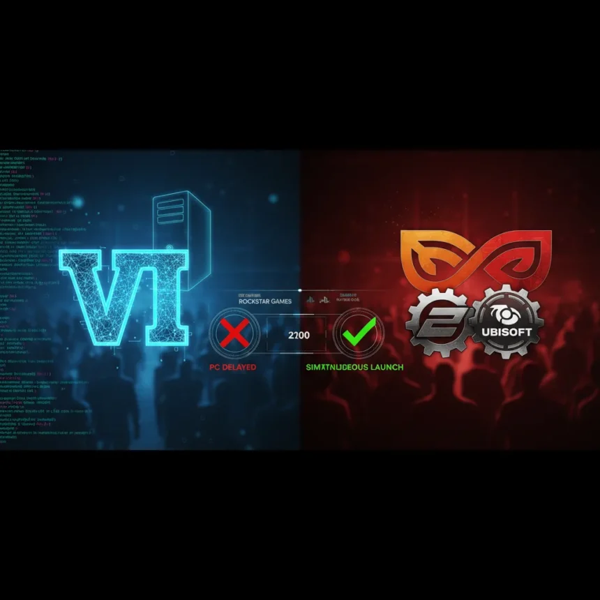 GTA 6 PC release needs Ubisoft's day-one strategy — AI-generated illustration