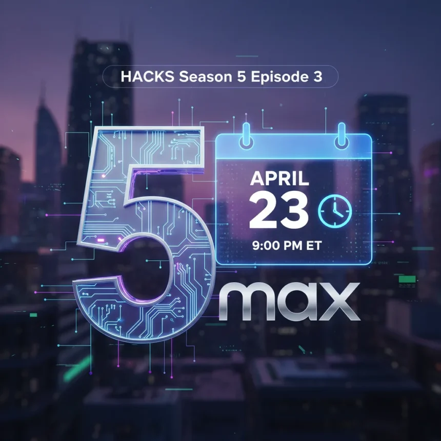 Hacks Season 5 Episode 3 Drops April 23 on Max — AI-generated illustration