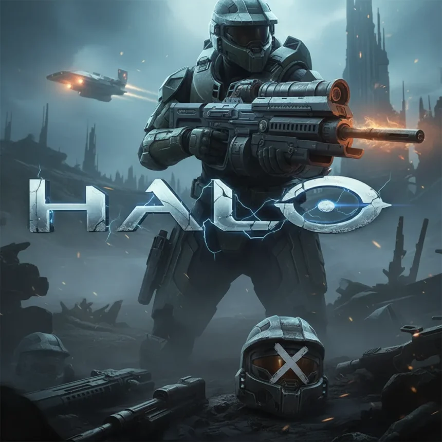Halo Studios abandons battle royale, pivots to extraction shooter — AI-generated illustration