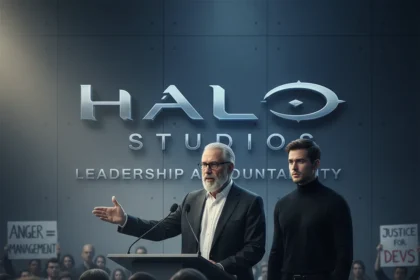 Halo Studios leadership must face accountability, says former art director — AI-generated illustration