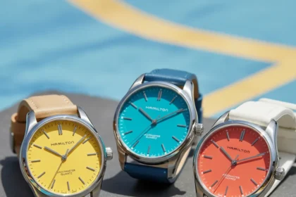 Hamilton Jazzmaster Quartz Summer Dials Prove Colorful Doesn't Mean Cheap — AI-generated illustration