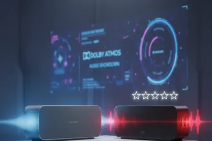 Harman Kardon Enchant 900 vs JBL Bar 300MK2: Pick the Right Atmos Soundbar — AI-generated illustration