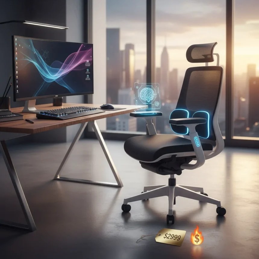 Hbada X7 Smart Chair Delivers AI Ergonomics, But Premium Pricing Stings — AI-generated illustration