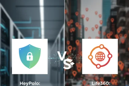 HeyPolo vs Life360: Which app protects your location data better? — AI-generated illustration