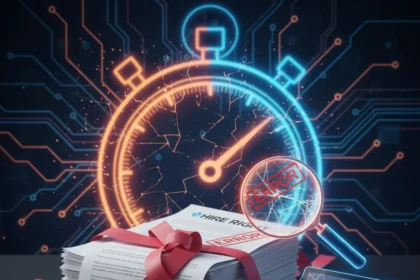 HireRight background checks: Fast but frustratingly flawed — AI-generated illustration