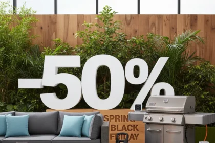 Home Depot Spring Black Friday Sale: Up to 50% Off Patio, Grills, Tools — AI-generated illustration