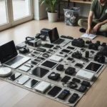 Home gadget inventory reveals how much tech we actually own — AI-generated illustration