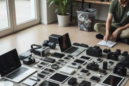 Home gadget inventory reveals how much tech we actually own — AI-generated illustration