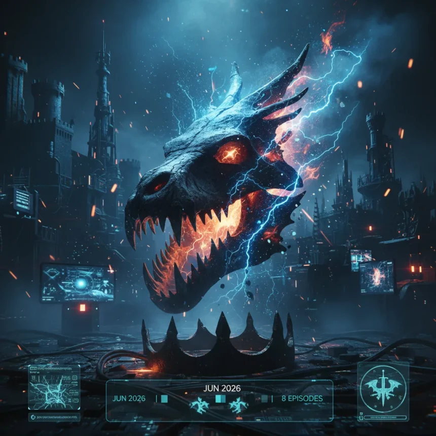 House of the Dragon season 3 arrives June 2026 with deadly civil war — AI-generated illustration