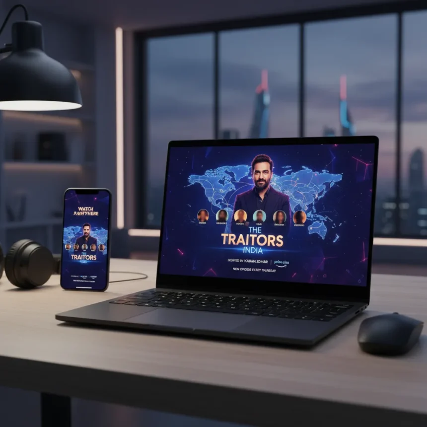 How to watch The Traitors India online from anywhere — AI-generated illustration