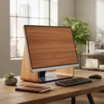HP OmniDesk Desktop balances style with Core Ultra 7 power — AI-generated illustration