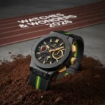 Hublot Big Bang Reloaded Usain Bolt: Jamaican soil meets 44mm ambition — AI-generated illustration