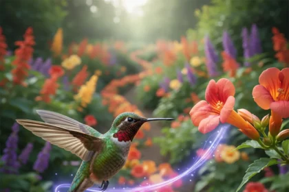 How hummingbirds find your garden and remember it forever