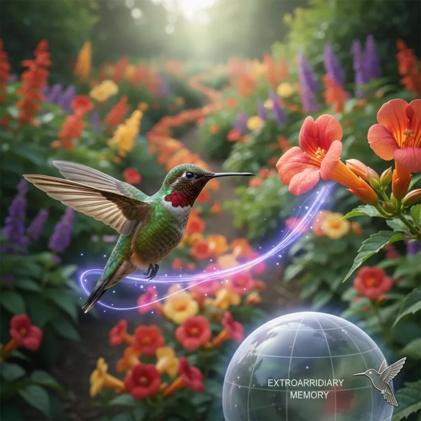 How hummingbirds find your garden and remember it forever