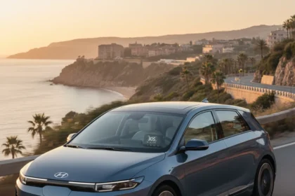 Hyundai Ioniq 3 reinvents the compact EV hatchback — AI-generated illustration