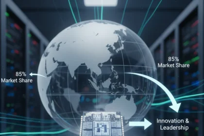 IBM's 1985 megabit DRAM breakthrough reshaped computing — AI-generated illustration