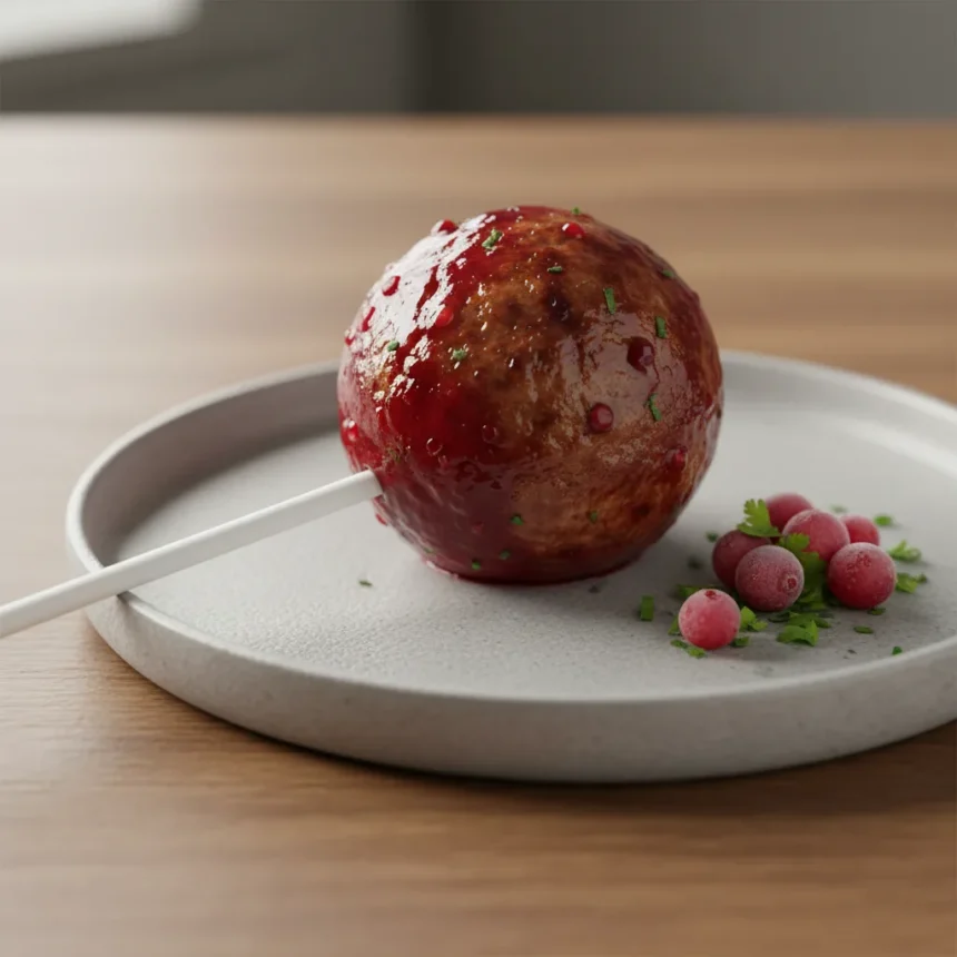 IKEA and Chupa Chups' Meatball Lollipop Is Real—and Vegan — AI-generated illustration