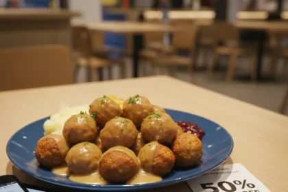 IKEA meatballs half-price Wednesday deal explained — AI-generated illustration