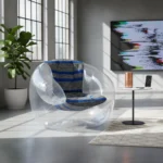 IKEA's PS 2026 inflatable chair revives a failed trend—with style — AI-generated illustration