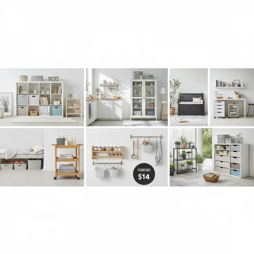 12 IKEA storage solutions to banish clutter starting at $14 — AI-generated illustration