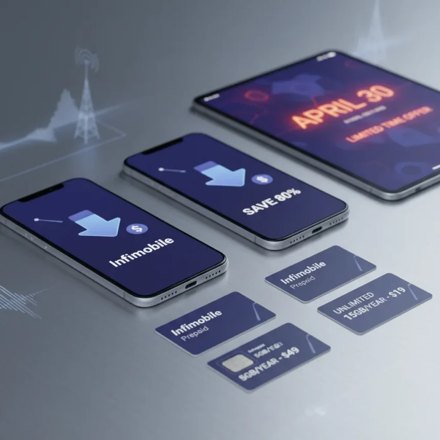 Infimobile prepaid plans hit $49/year but the deal ends April 30