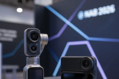 Insta360 Luna Ultra takes on DJI Osmo Pocket with dual lenses — AI-generated illustration