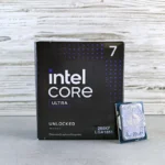 Intel core ultra processor box and chip