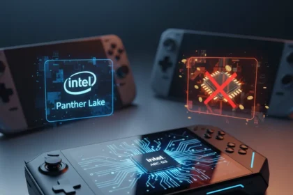 Intel's Panther Lake handhelds could challenge AMD dominance — AI-generated illustration
