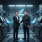 Intel and Elon Musk's TeraFab partnership targets chip manufacturing costs — AI-generated illustration