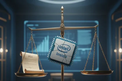 Intel faces $3 billion patent lawsuit revival after appeals court decision — AI-generated illustration