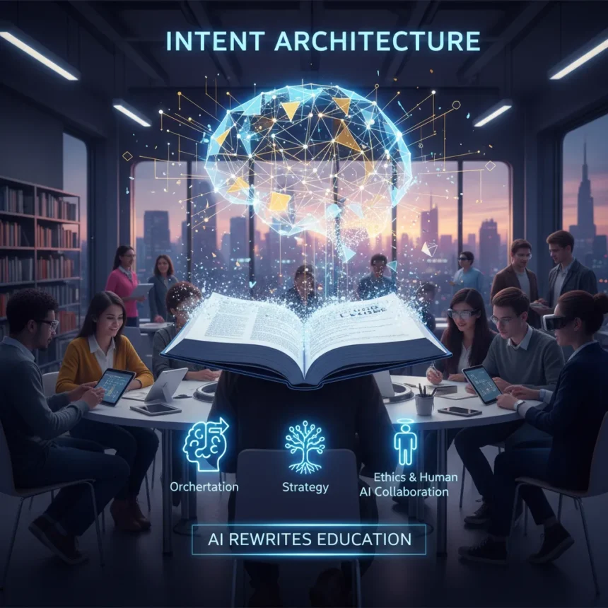 Intent Architecture replaces 'Learn to Code' as AI rewrites education — AI-generated illustration
