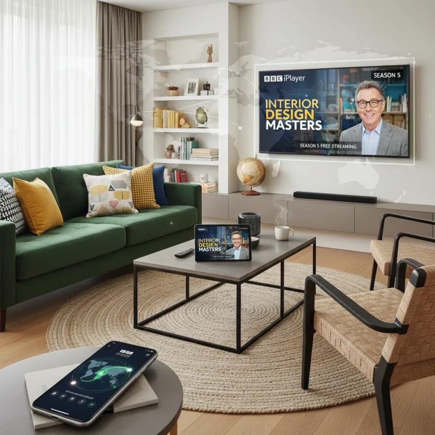 Interior Design Masters with Alan Carr: Watch Free Globally — AI-generated illustration