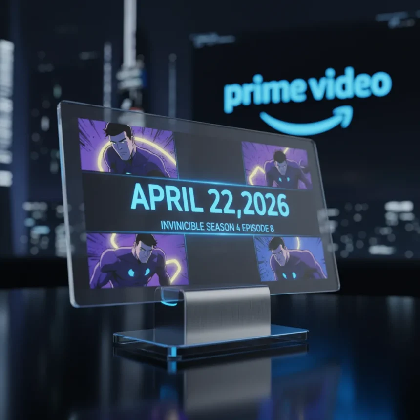 Invincible Season 4 Episode 8 Release Date: April 22, 2026 — AI-generated illustration