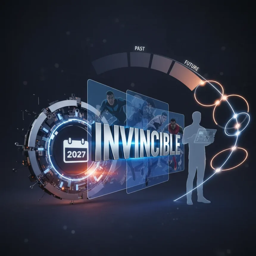 Invincible season 5 aims for 2027 release as animation demands reshape schedule — AI-generated illustration
