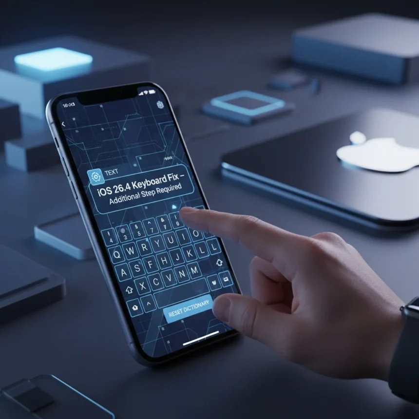 iOS 26.4 keyboard fix requires one extra step to work