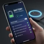 iOS 26 battery settings changes that actually extend phone life — AI-generated illustration