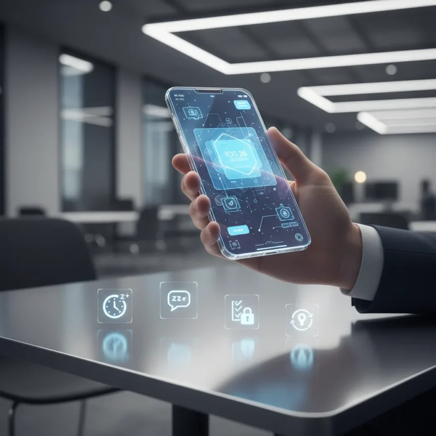 iOS 26 hidden productivity tools you're probably missing — AI-generated illustration