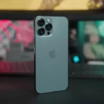 a close up of an iphone on a table