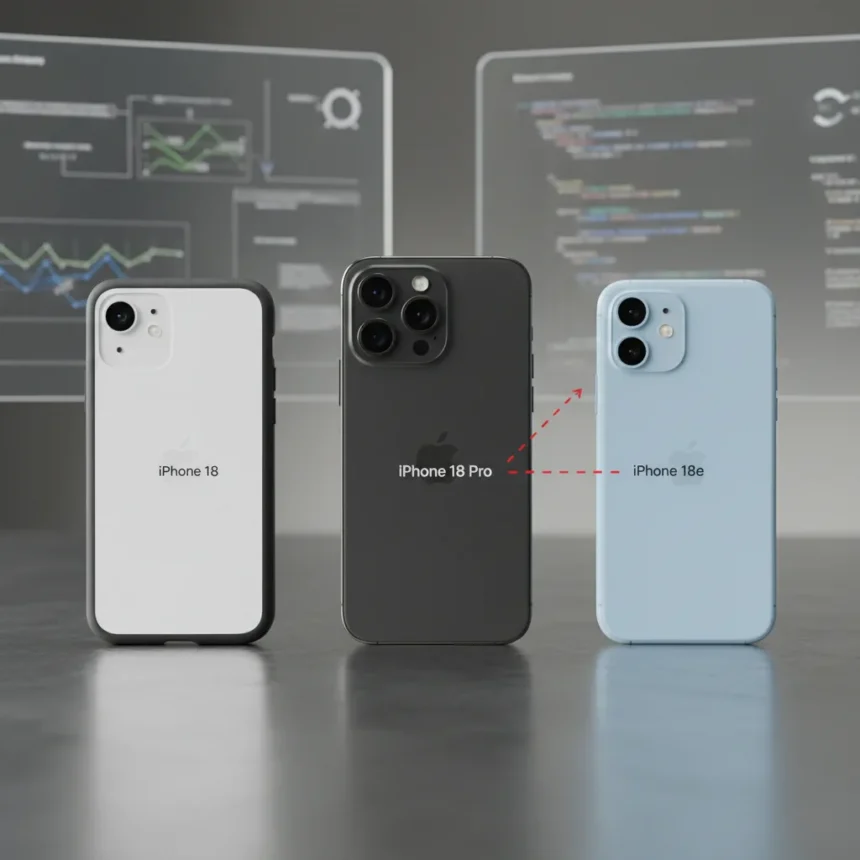 iPhone 18 cost-cutting downgrades signal Apple's budget strategy shift — AI-generated illustration