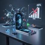 iPhone Fold won't dominate foldables like forecasts suggest — AI-generated illustration